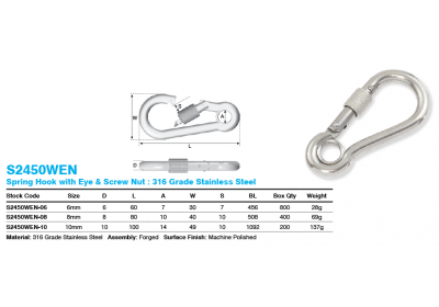 s2450wen_spring_hook_with_eye_and_screw_nut_dimensions