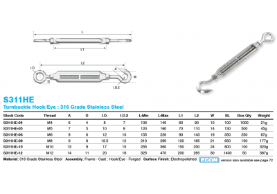 s311he_hook_eye_turnbuckle_dimensions