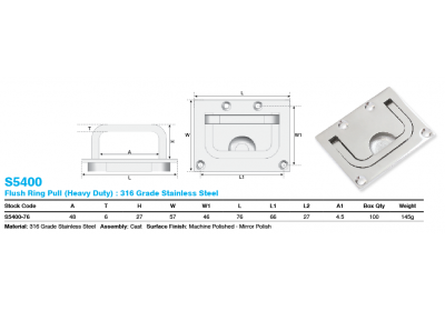 s5400_flush_ring_pull_heavy_duty_dimensions